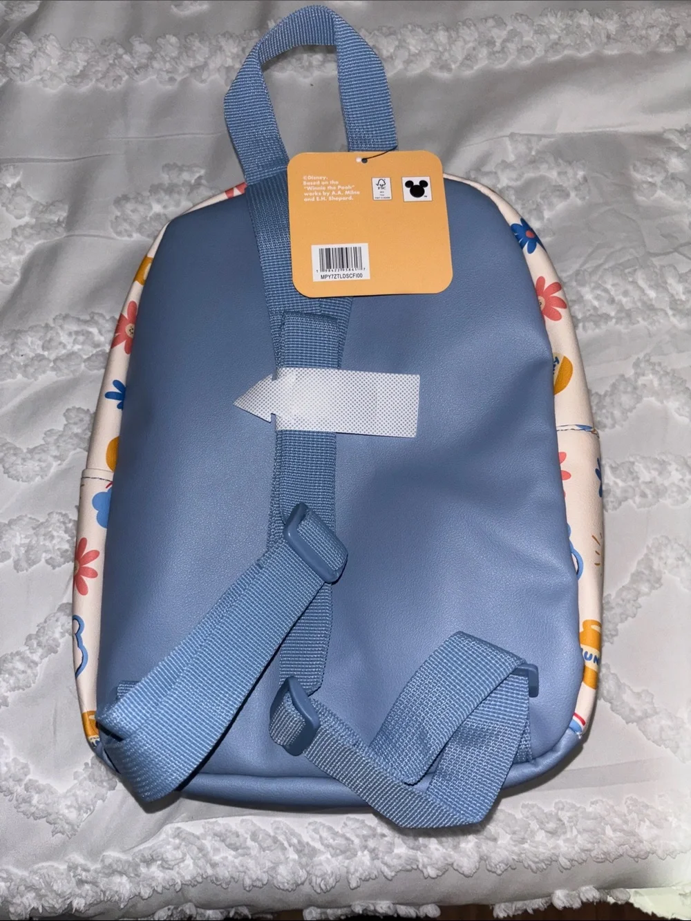 Loungefly Winnie the Pooh Pink, Blue & Yellow Kids Mini Backpack